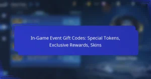 In-Game Event Gift Codes: Special Tokens, Exclusive Rewards, Skins