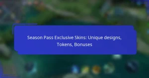 Season Pass Exclusive Skins: Unique designs, Tokens, Bonuses
