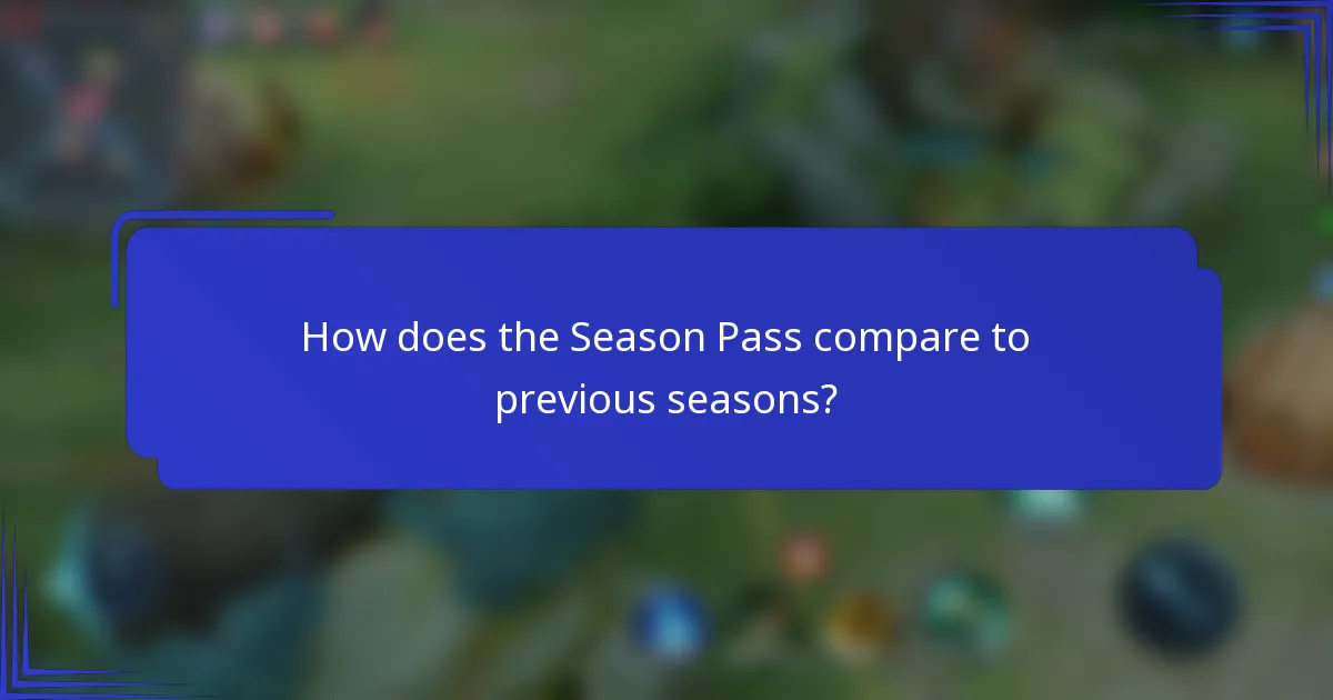 How does the Season Pass compare to previous seasons?