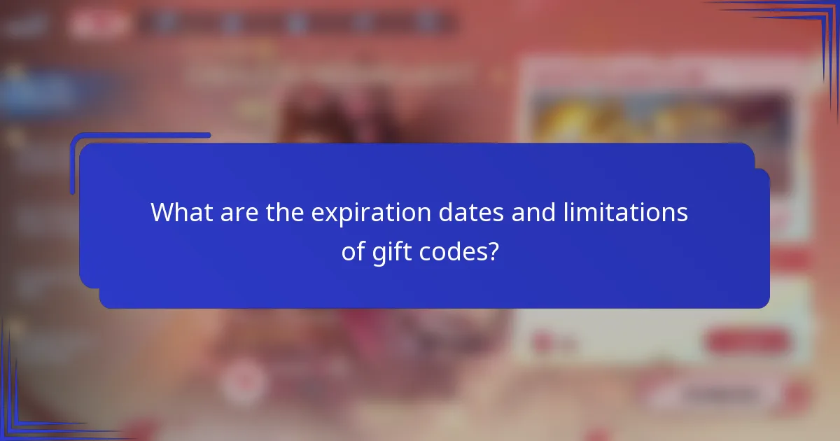 What are the expiration dates and limitations of gift codes?